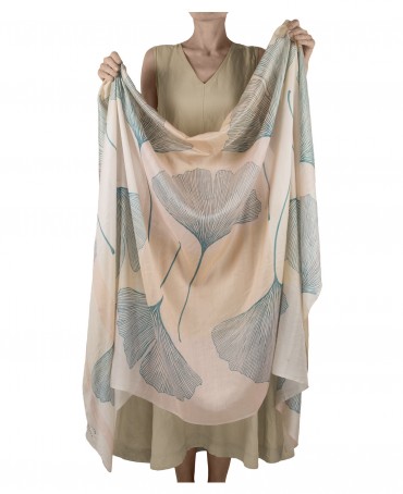 Палантин Женский SN40-GINKO/PECHE